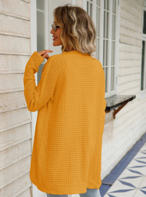 Women Cardigan Irregular Sweater Coat - Image 9