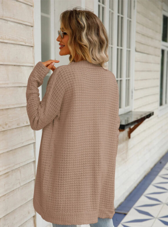 Women Cardigan Irregular Sweater Coat - Image 11