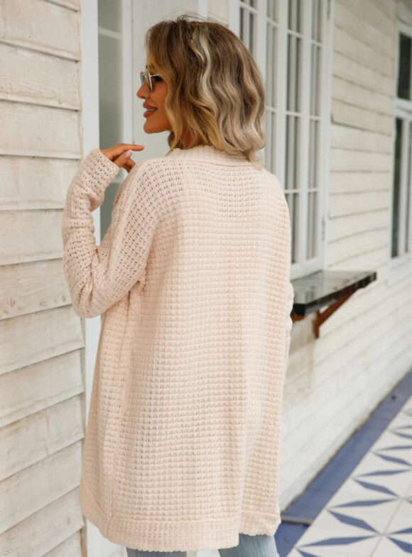 Women Cardigan Irregular Sweater Coat - Image 17
