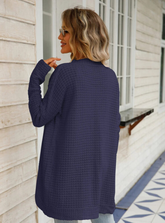 Women Cardigan Irregular Sweater Coat - Image 3