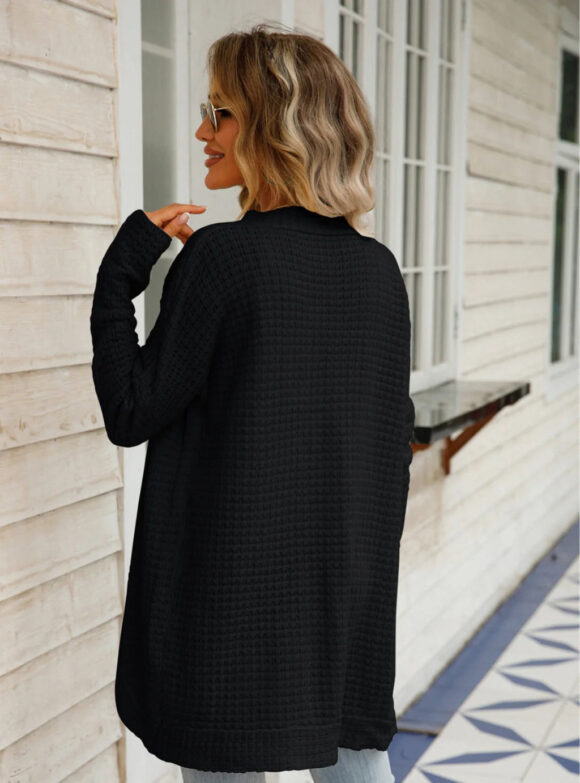 Women Cardigan Irregular Sweater Coat - Image 7